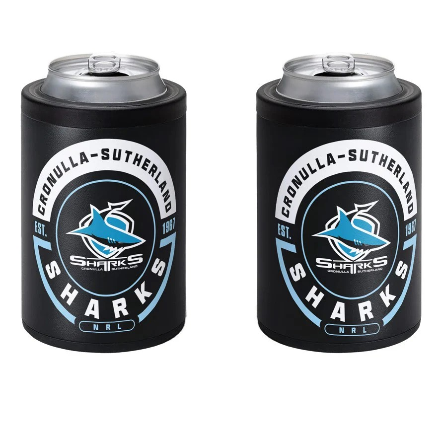 NRL Cronulla Sutherland Sharks Insulated Can Cooler