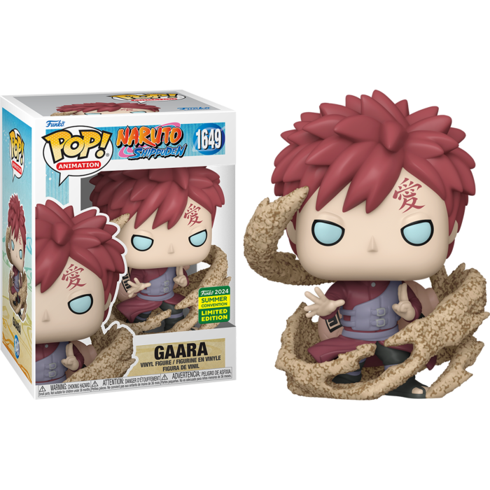 Naruto Shippuden - Gaara SDCC 2024 US Exclusive Funko Pop! Vinyl Figure #1649