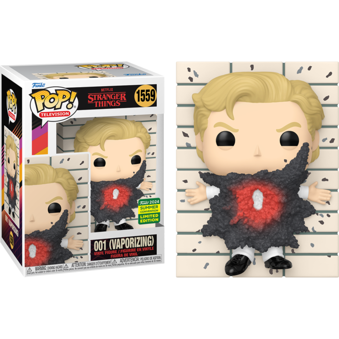 Stranger Things - 001 (Vaporizing) SDCC 2024 US Exclusive Funko Pop! Vinyl Figure #1559