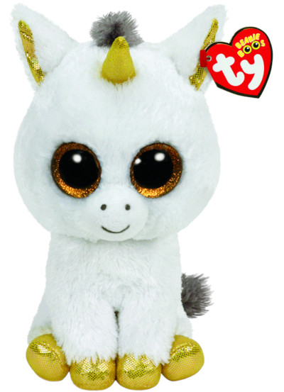 Pegasus the White Unicorn Ty Beanie Boos Regular
