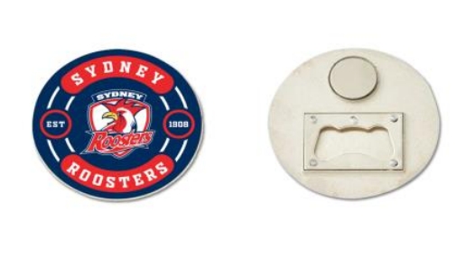 NRL Sydney Roosters Bottle Opener Magnet