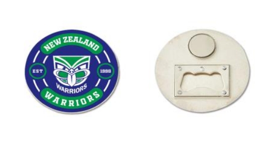 NRL New Zealand Warriors Bottle Opener Magnet