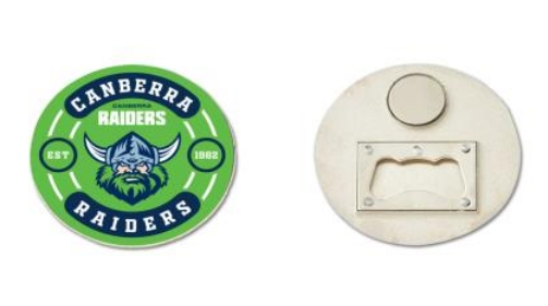 NRL Canberra Raiders Bottle Opener Magnet