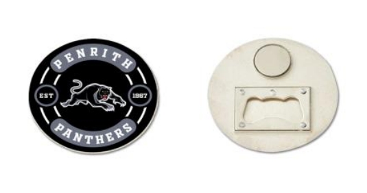 NRL Penrith Panthers Bottle Opener Magnet