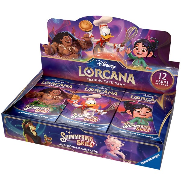 Disney Lorcana Trading Cards Shimmering Skies Sealed Booster Box