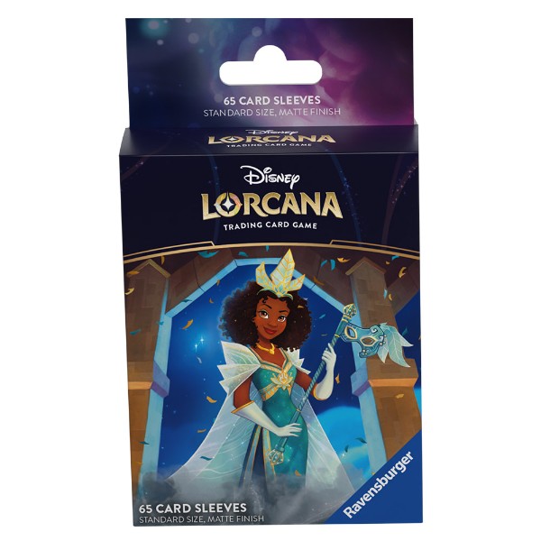 Disney Lorcana Trading Cards Shimmering Skies Card Sleeves Tiana