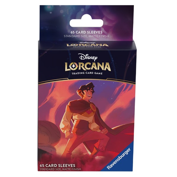 Disney Lorcana Trading Cards Shimmering Skies Card Sleeves Aladdin