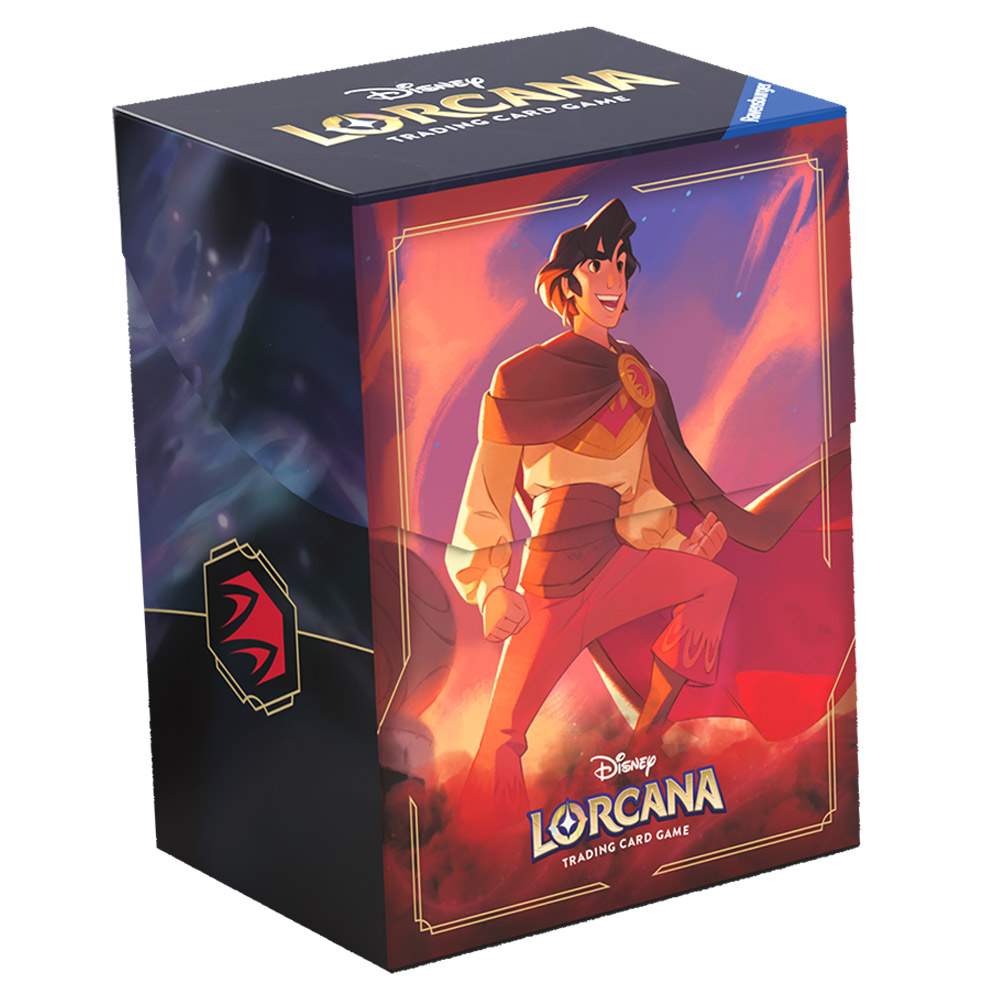 Disney Lorcana Trading Cards Shimmering Skies Deck Box Aladdin