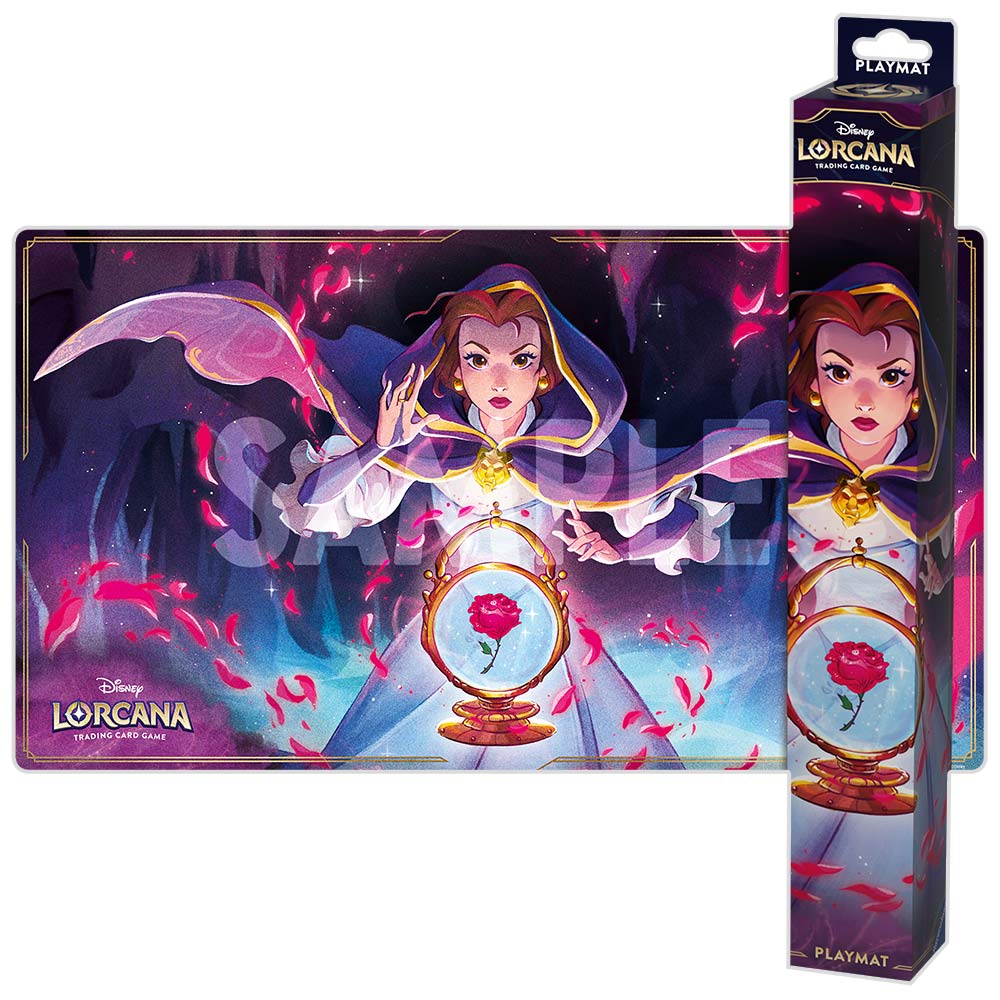 Disney Lorcana Trading Cards Shimmering Skies Play Mat Belle