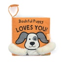 Bashful Puppy Loves You Book - Jellycat