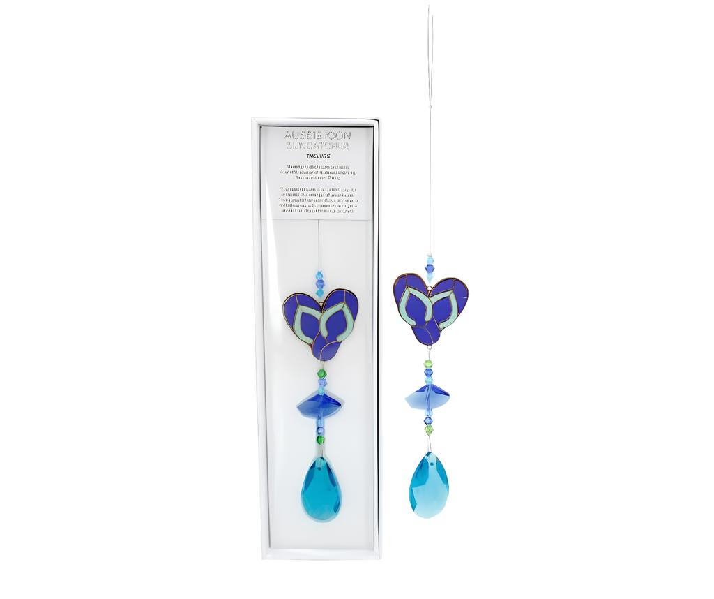 Eternity Crystals Suncatcher - Aussie Icons (Thongs)