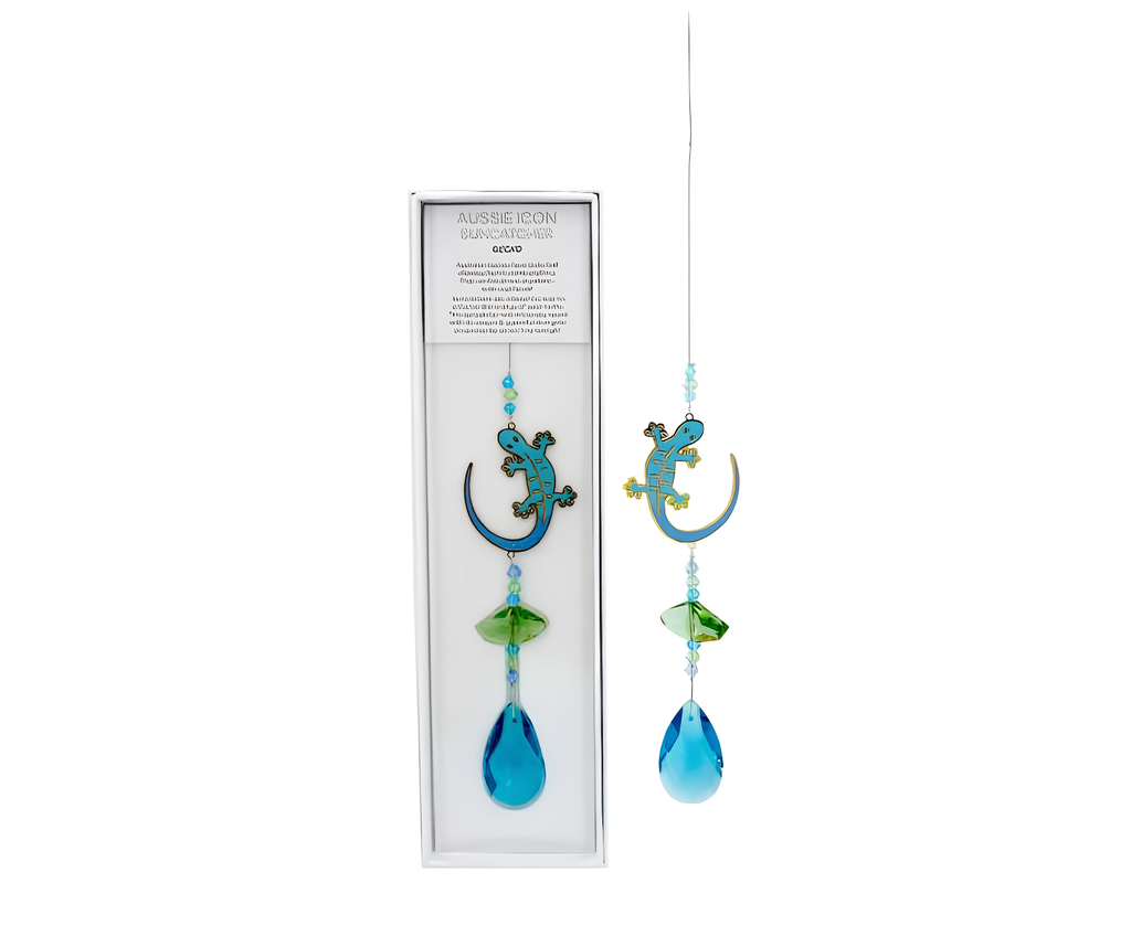 Eternity Crystals Suncatcher - Aussie Icons (Gecko)