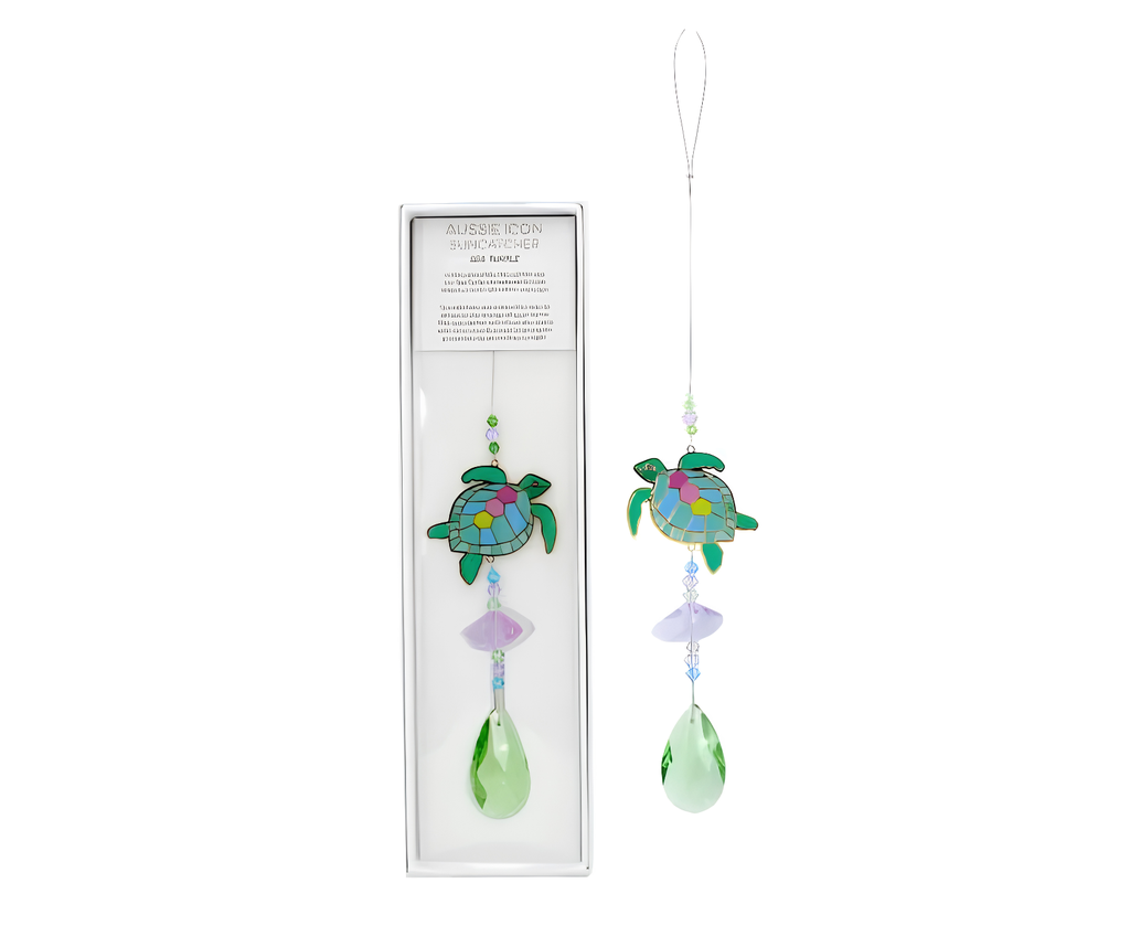Eternity Crystals Suncatcher - Aussie Icons (Turtle)