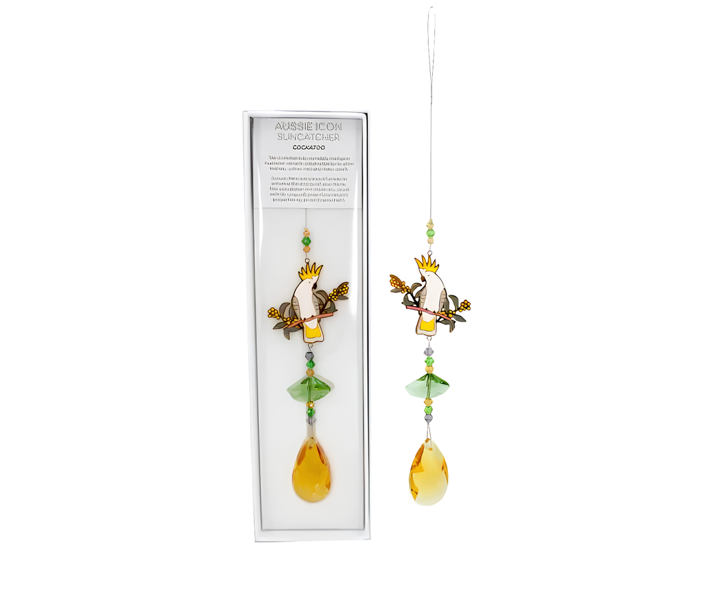 Eternity Crystals Suncatcher - Aussie Icons (Cockatoo)