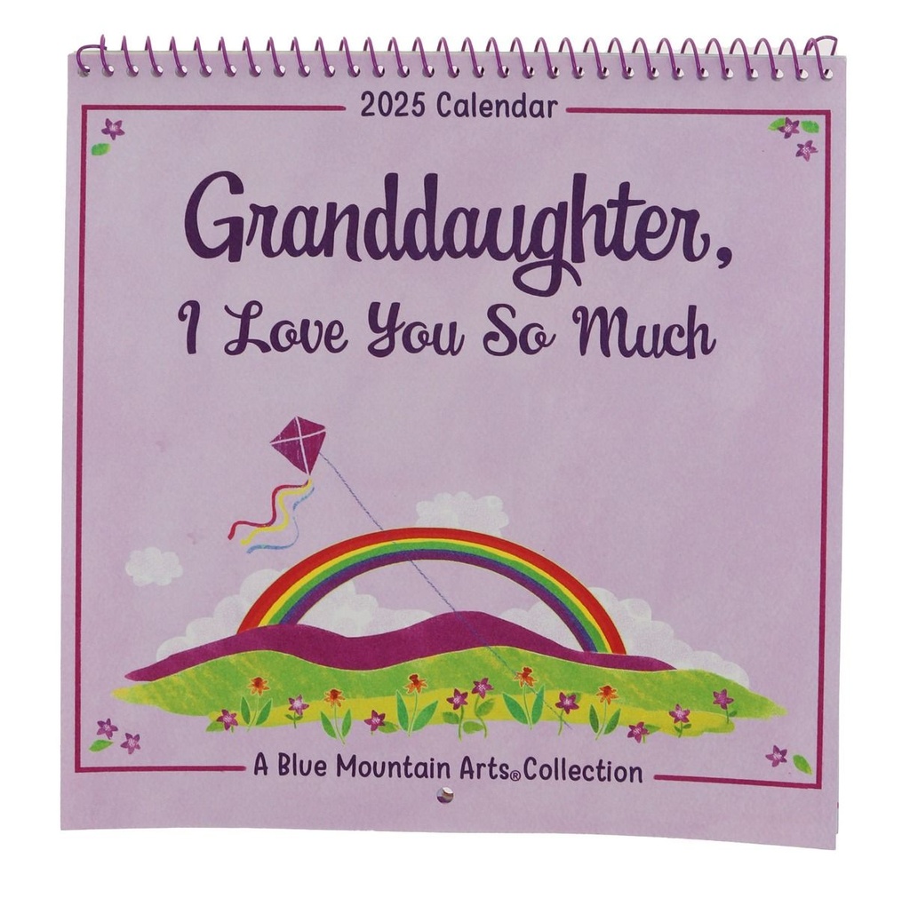 2025 Blue Mountain Arts Mini Calendar - Granddaughter, I Love You So Much