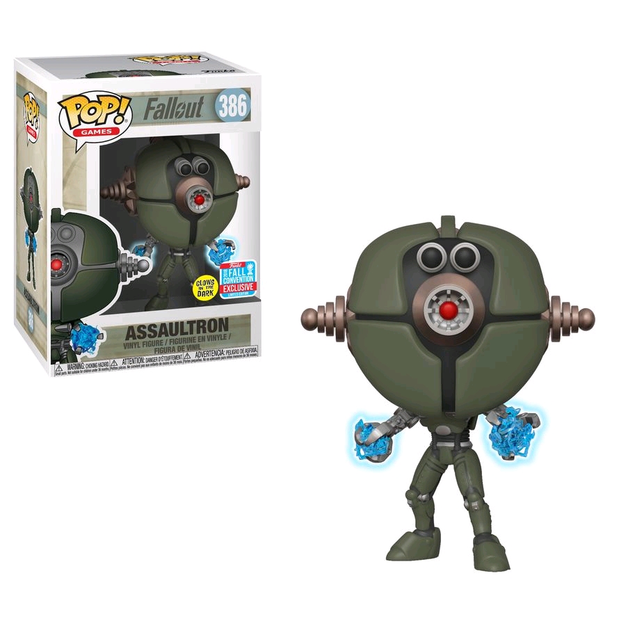 Fallout - Assaultron Invader Glow NYCC 2018 Exclusive Funko Pop! Vinyl