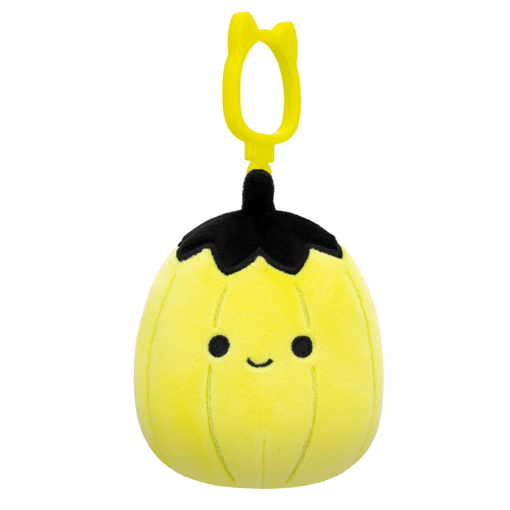 Walt the Neon Lime Green Pumpkin 3.5 inch Squishmallows Halloween 2024 Clip on
