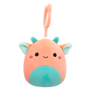 Chitra the Pink and Aqua Goblin 3.5 inch Squishmallows Clip-On Wave 20 Asst A