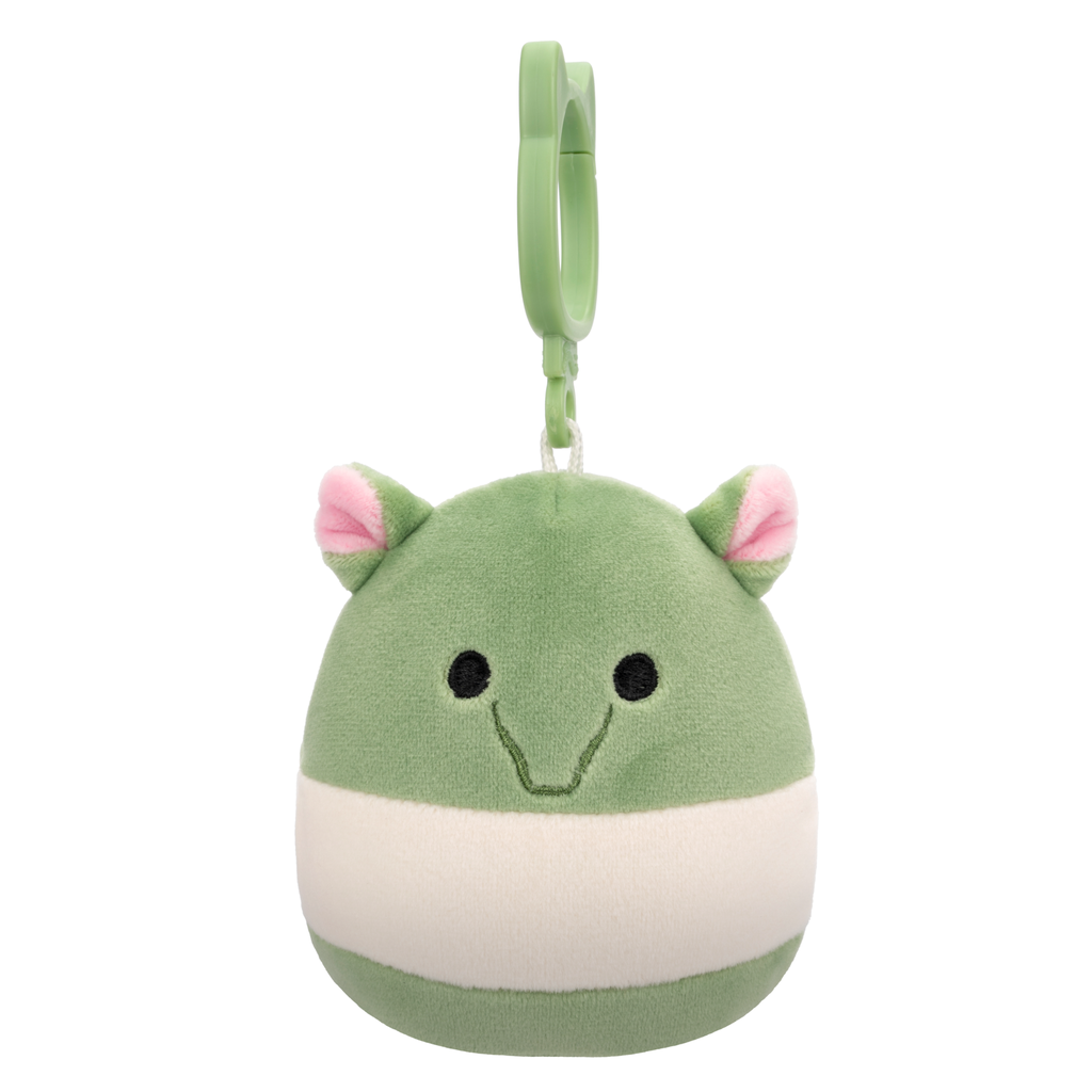 Gerald the Olive and White Tapir 3.5 inch Squishmallows Clip-On Wave 20 Asst A