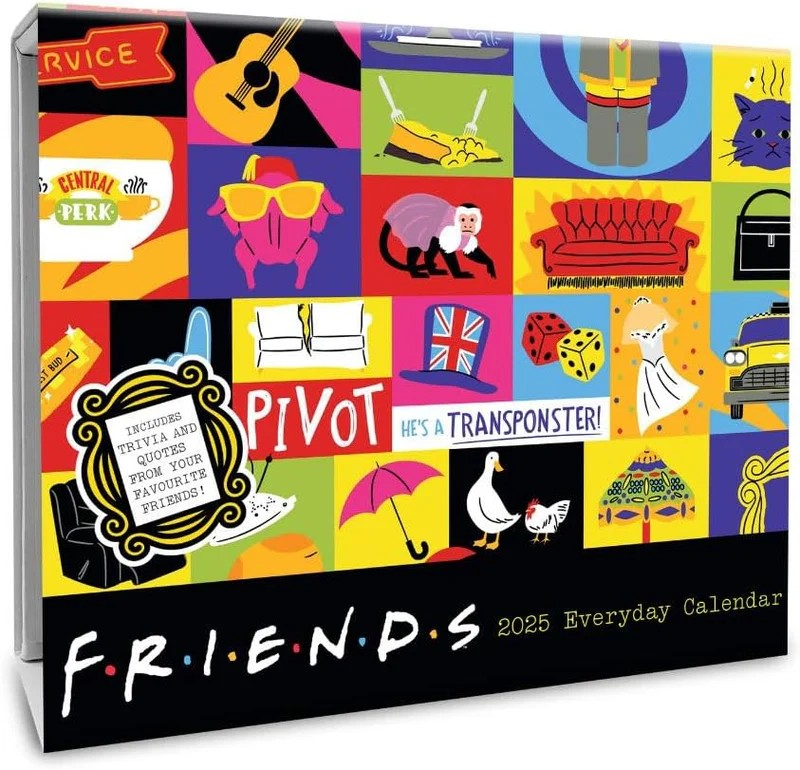 Friends 2025 Boxed Desk Block Calendar