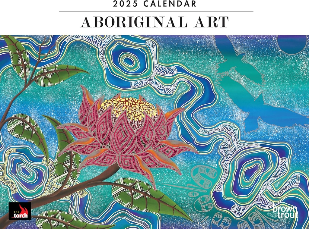 Aboriginal Art 2025 Horizontal Calendar