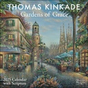 Thomas Kinkade Gardens of Grace (with Scripture) 2025 Square Calendar