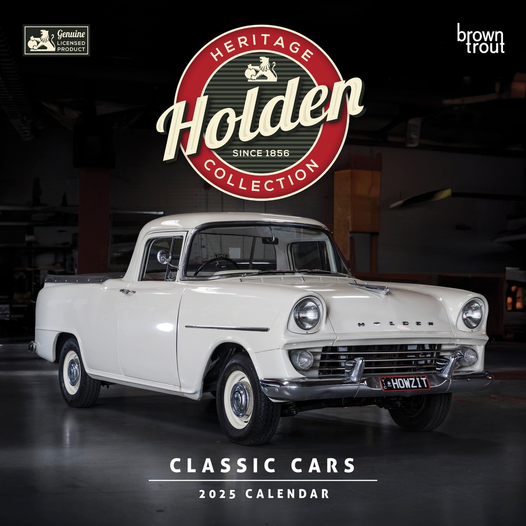 Classic Holden Cars 2025 Square Calendar