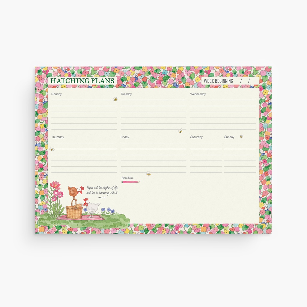 Twigseeds 2025 Weekly Desk Planner