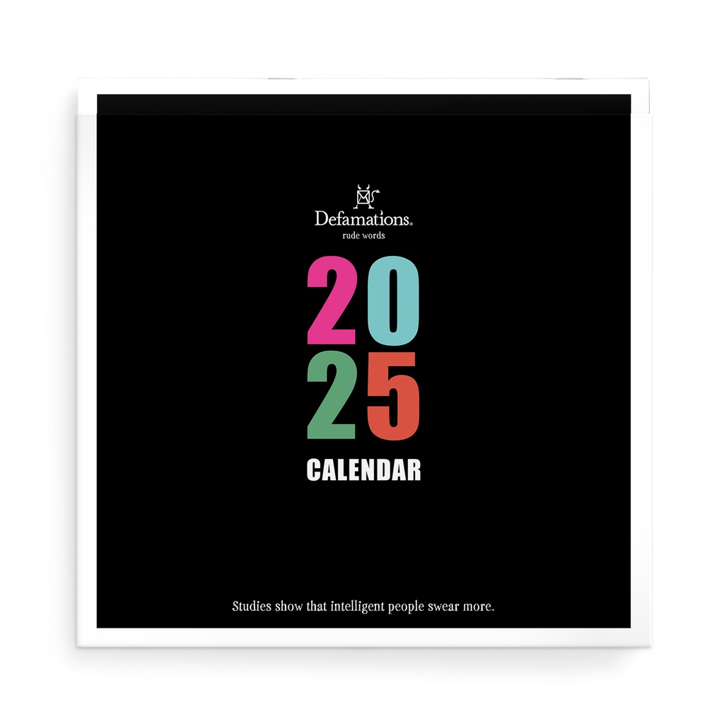 Defamations 2025 Calendar