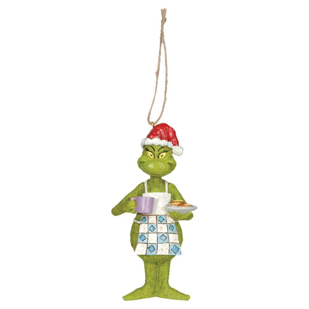Dr Seuss The Grinch: Grinch in Apron Hanging Ornament - Disney Traditions by Jim Shore
