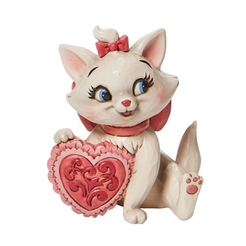 The Aristocats: Marie Holding Heart Mini Figurine - Disney Traditions by Jim Shore
