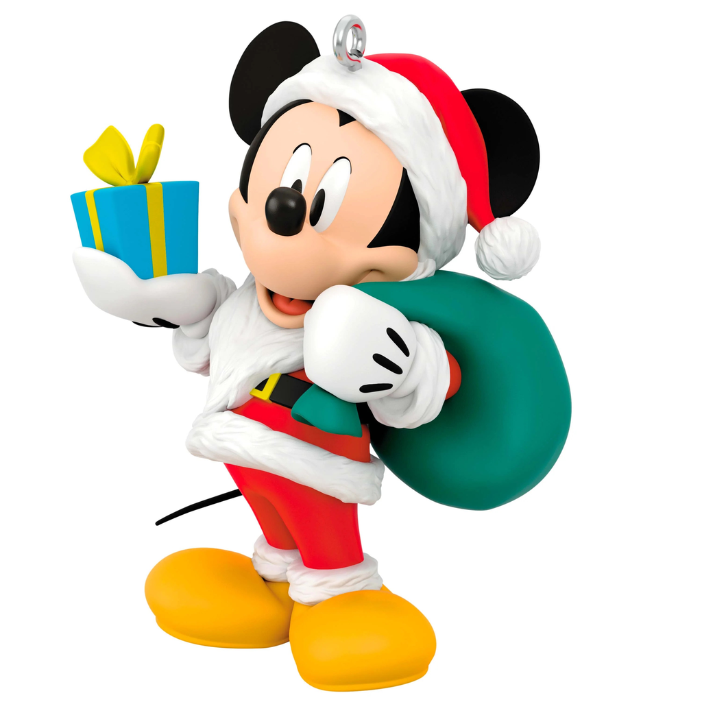Disney All About Mickey! Santa Mickey Mouse - 2024 Hallmark Keepsake Christmas Ornament