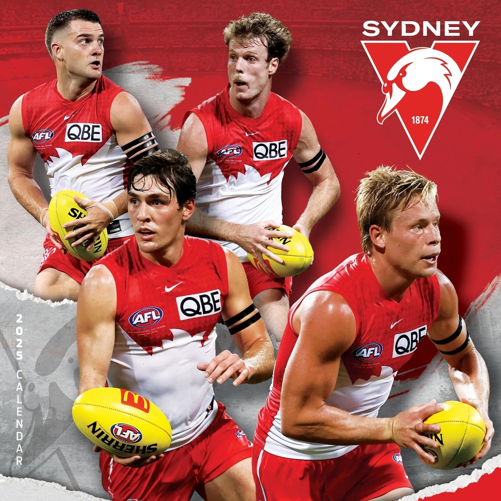 AFL Sydney Swans 2025 Calendar