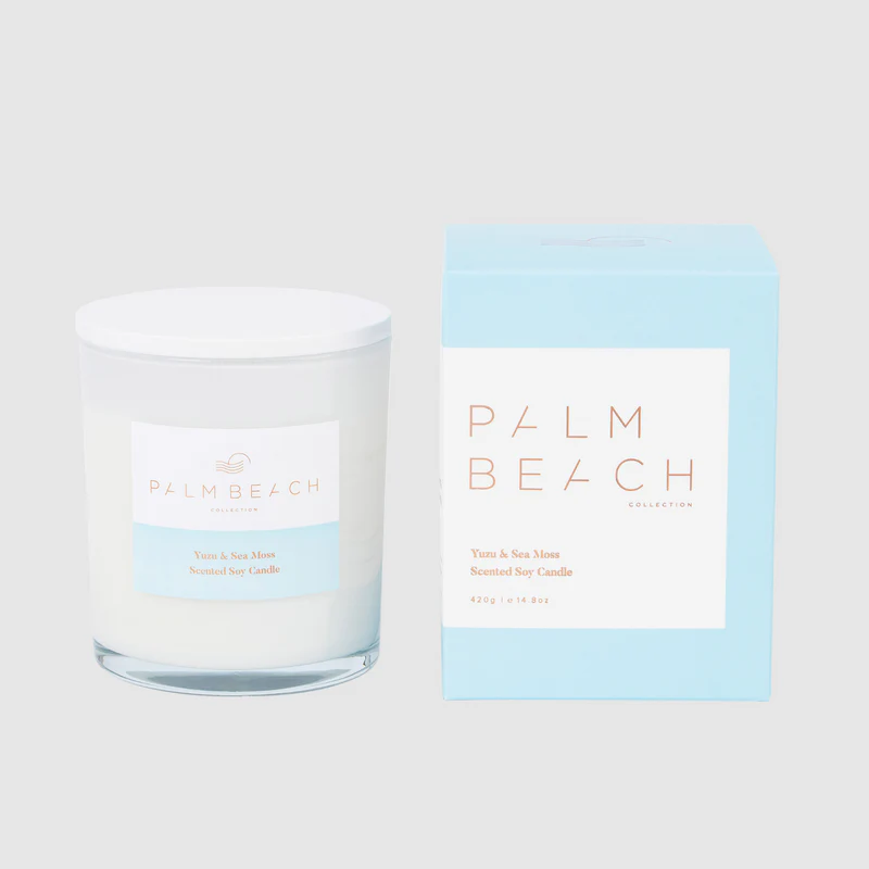 Yuzu & Sea Moss - Standard Candle - Palm Beach Collection