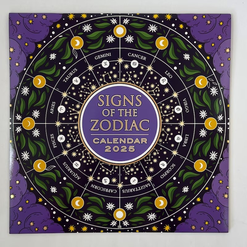 Signs of the Zodiac 2025 Calendar