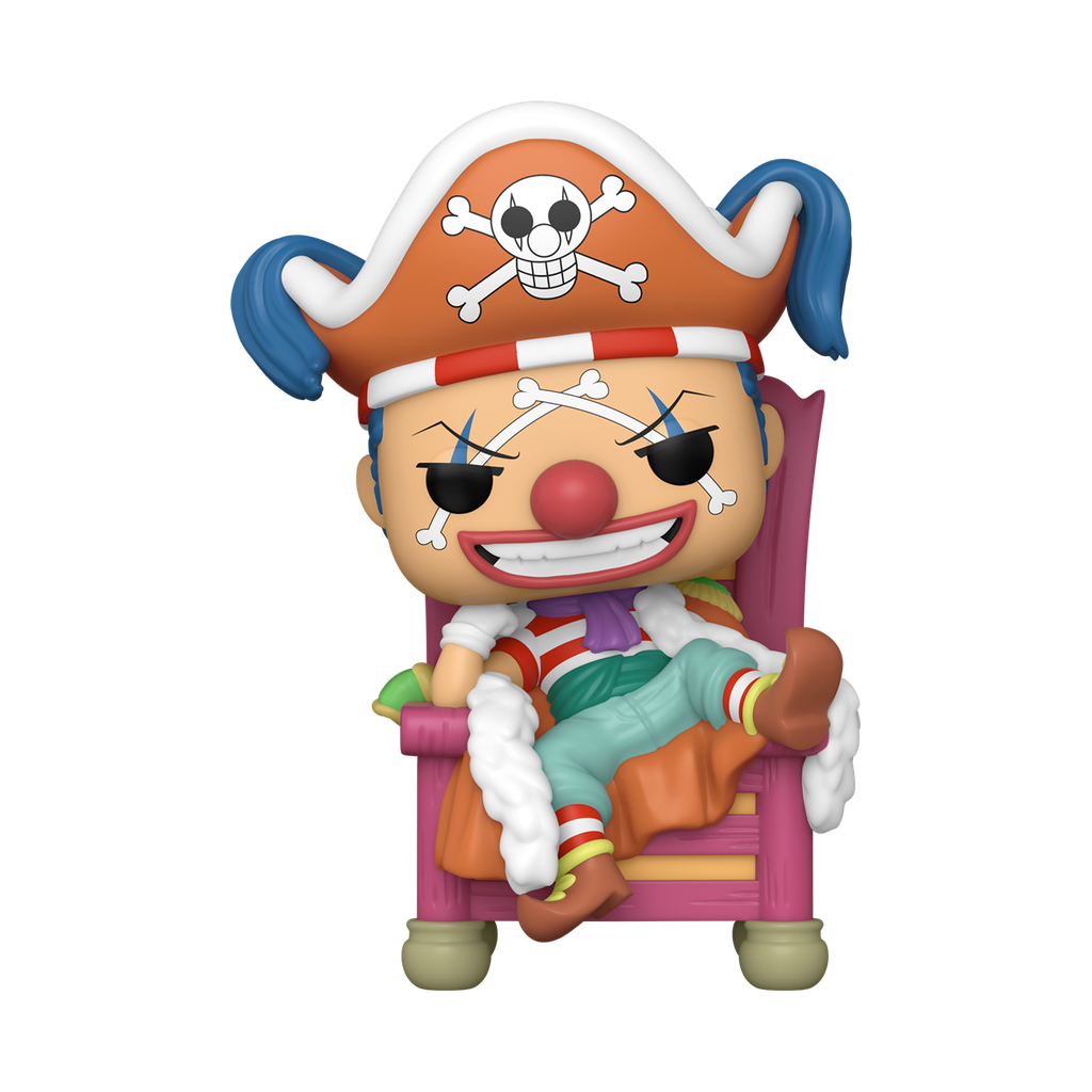 One Piece - Buggy the Clown (on Throne) Deluxe NYCC 2024 Fall Convention Funko Pop! Vinyl Figure