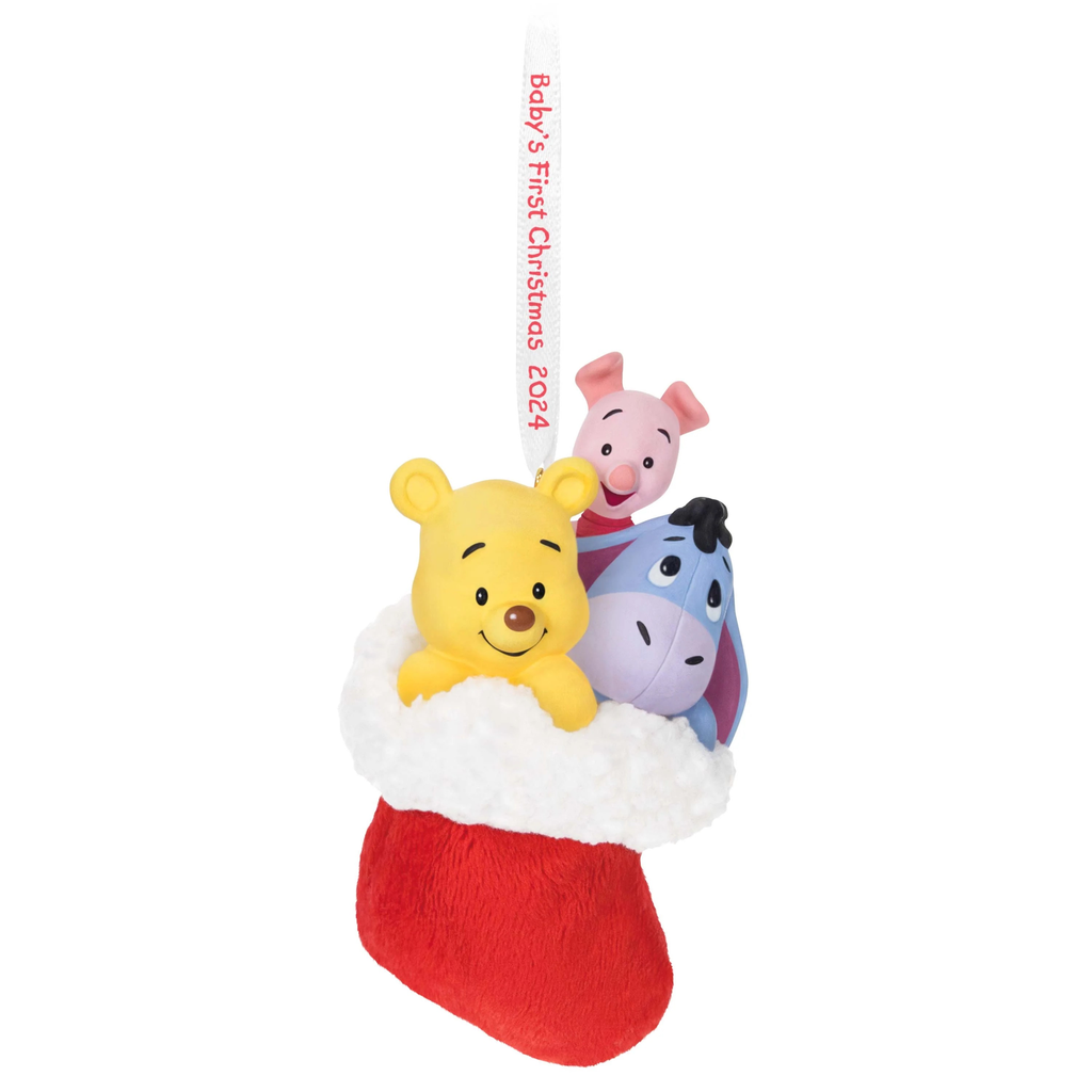 Disney Winnie the Pooh - A Snuggly First Christmas - 2024 Hallmark Keepsake Christmas Ornament