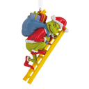 Dr. Seuss's How the Grinch Stole Christmas! Grinch on Ladder - Hallmark Christmas Ornament