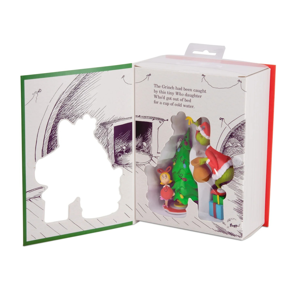 Dr. Seuss's How the Grinch Stole Christmas! Grinch and Cindy-Lou Who (Set of 2) - Hallmark Christmas Ornaments