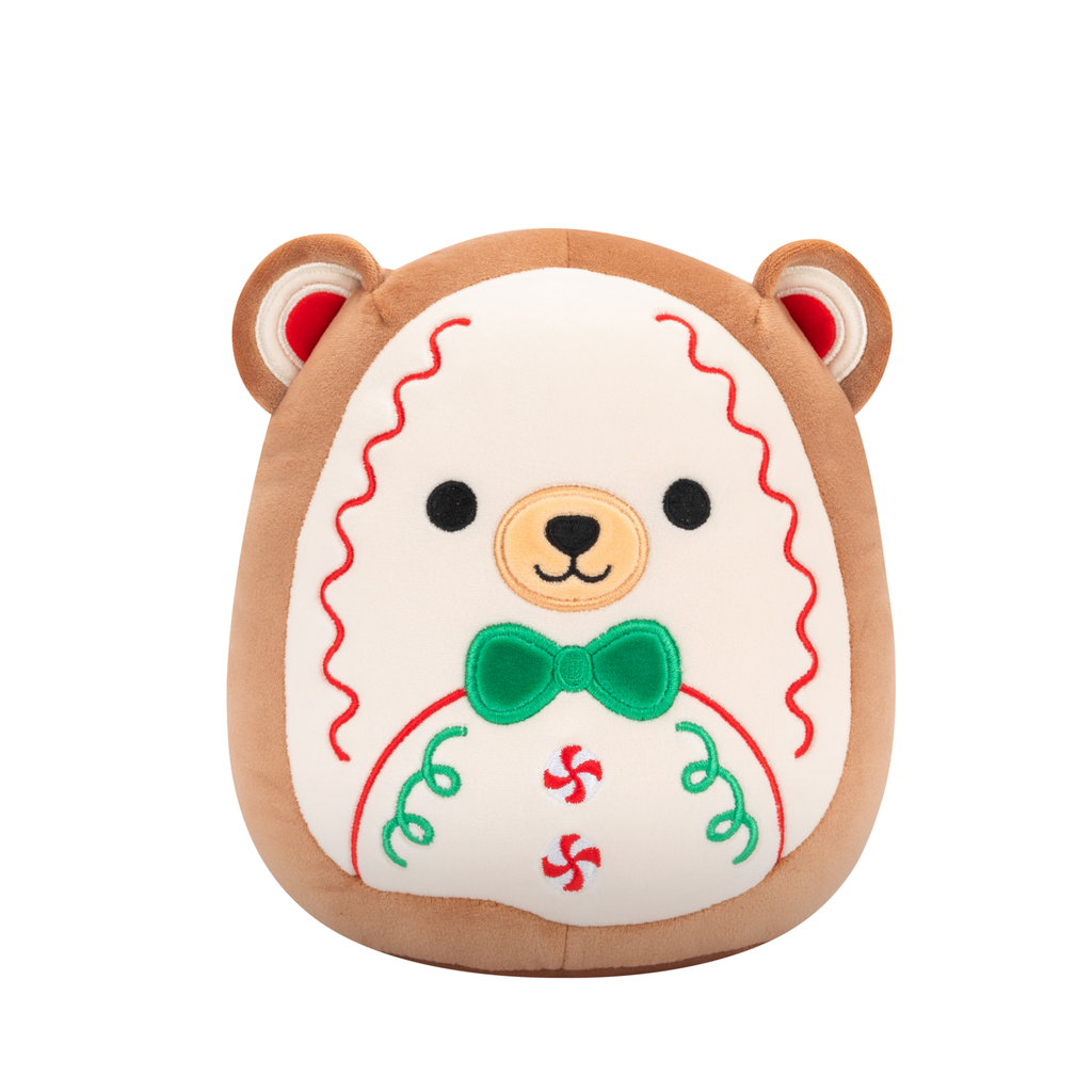 Tolef the Brown Cookie Bear 7.5 inch Squishmallows Holiday 2025 Assortment A
