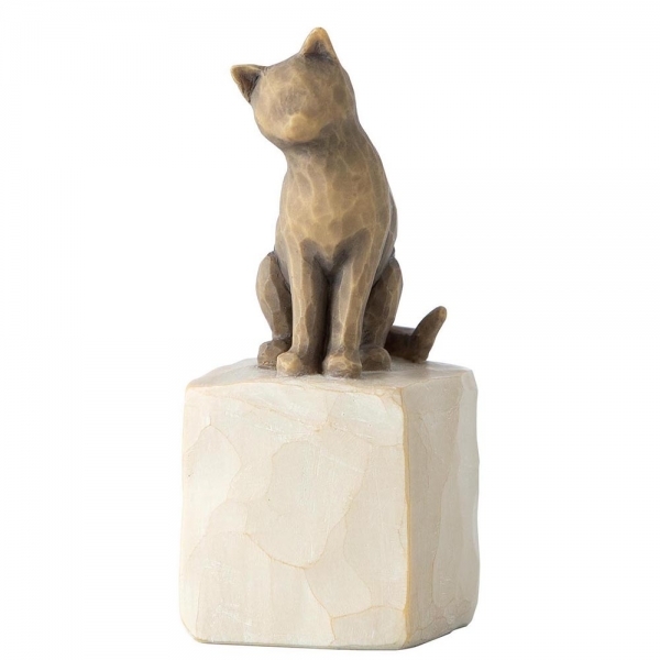 Willow Tree By Susan Lordi - Love my Cat dark (Always with me, full of personality!)