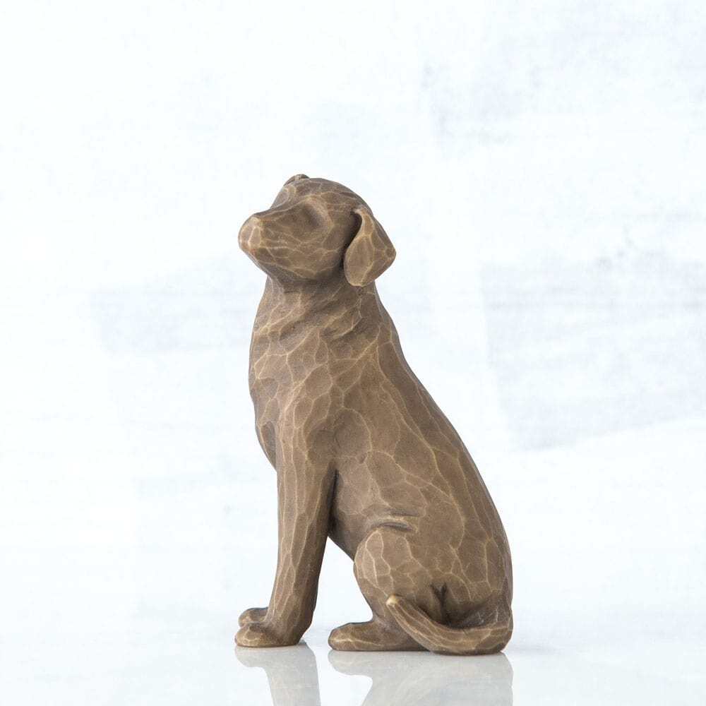 Willow Tree By Susan Lordi - Love my Dog Dark (Always with me, full of personality!)