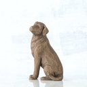 Willow Tree By Susan Lordi - Love my Dog Dark (Always with me, full of personality!)