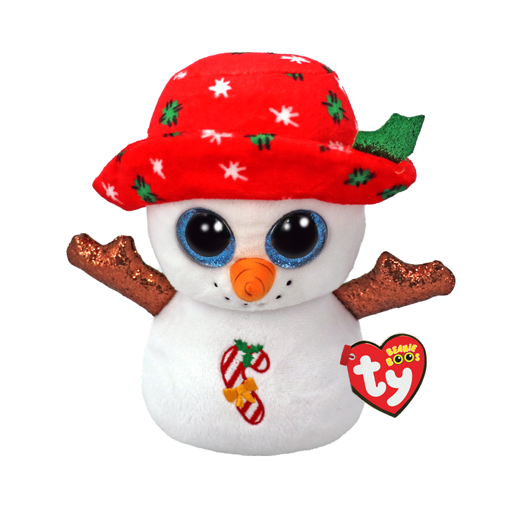 Brrrnie the Snowman - Christmas 2024 Ty Beanie Boos Regular