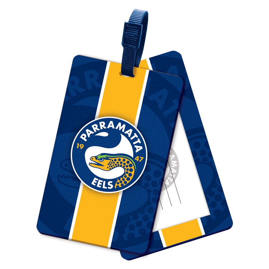 NRL Parramatta Eels Kids Rubber Bag Tag