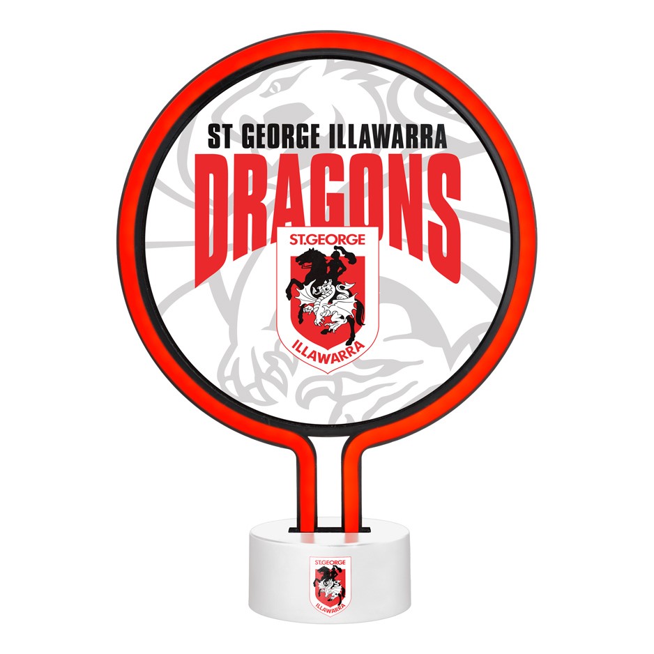 NRL St George Illawarra Dragons Neon Light