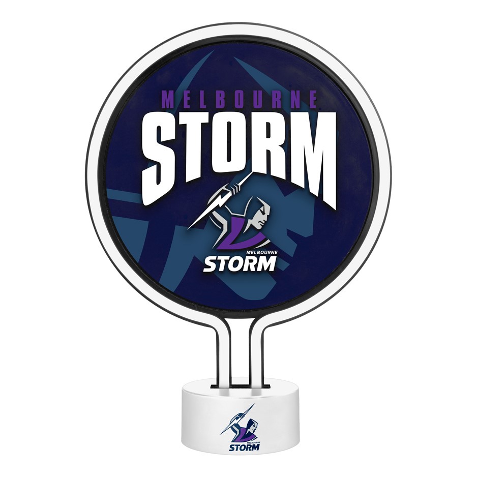 NRL Melbourne Storm Neon Light