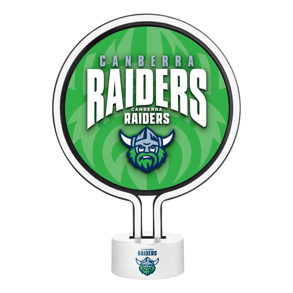 NRL Canberra Raiders Neon Light