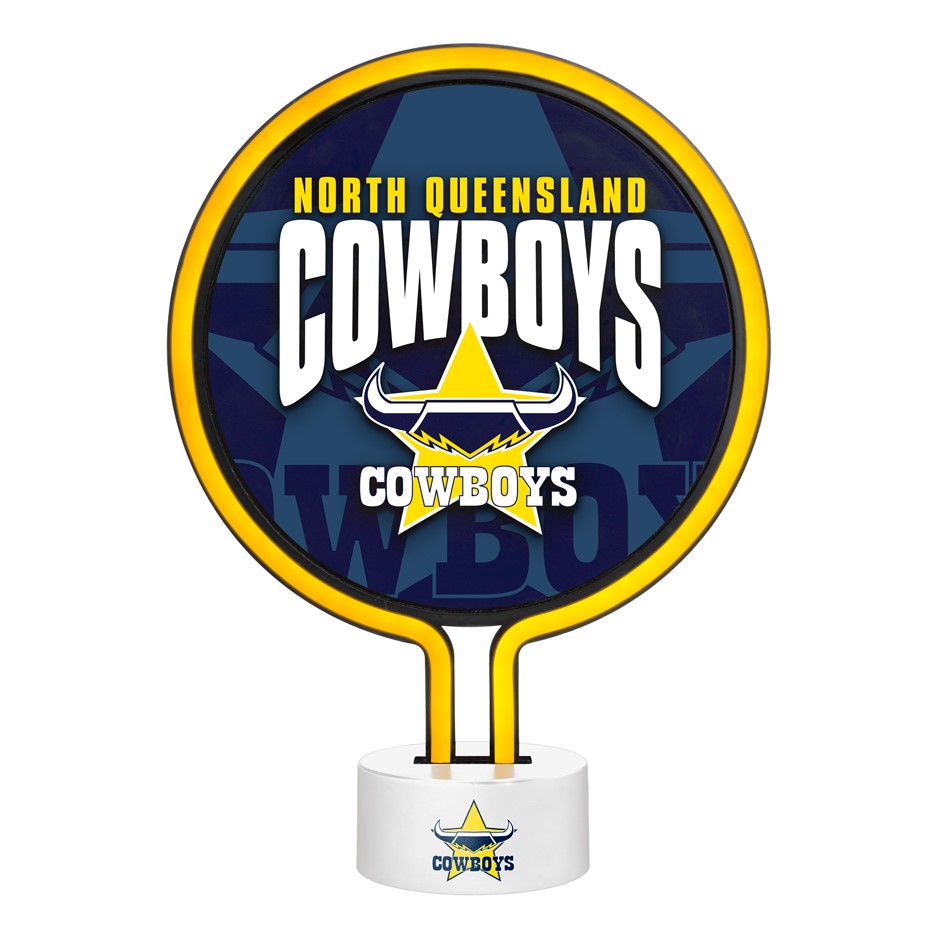NRL North Queensland Cowboys Neon Light