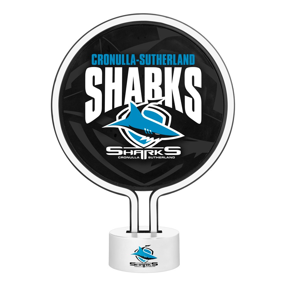 NRL Cronulla-Sutherland Sharks Neon Light